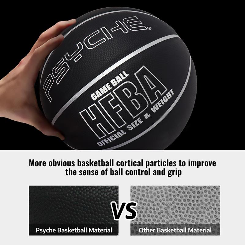 PSYCHE Basketball Ball Original Classic Leather Official Size 7 Indoor Outdoor