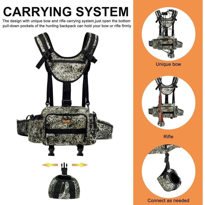 Fanny Pack, -Pack Style  Pack, Camo  Fanny  Pack with  Straps and Harness Pouch,  Backpack for Bow