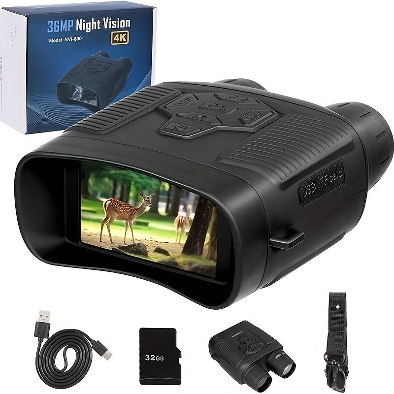 Infrared Night Vision Binoculars, Suitable for Outdoor Use, Suitable for Adults, 32GB Card Storage Data, Good Helper for Camping and Hunting Safety