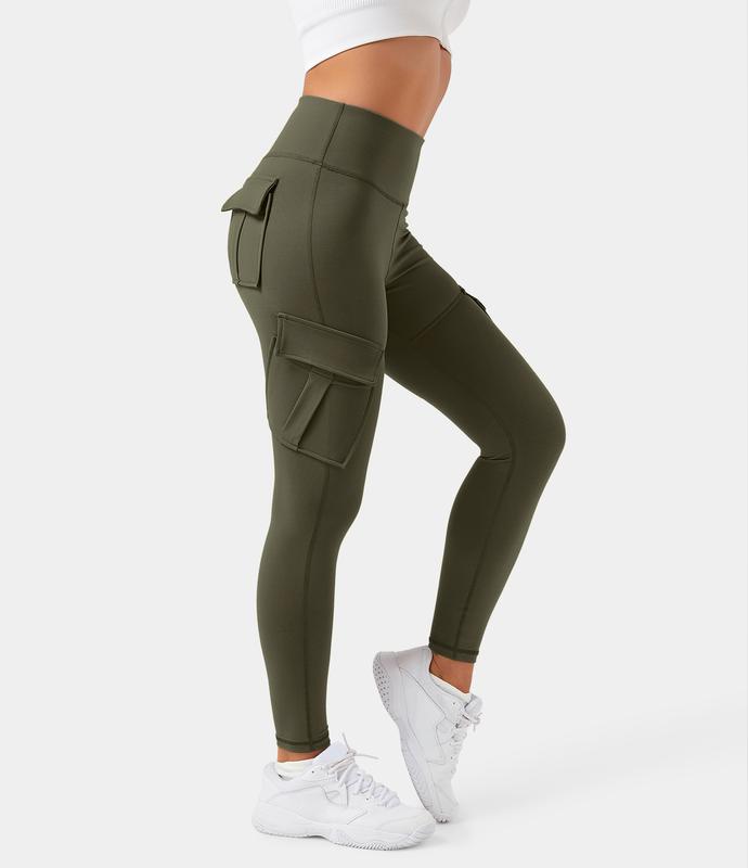 Halara High Waisted Cargo Pocket Skinny Yoga Leggings