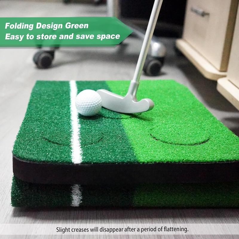 Golf Pong Putting , Indoor Putting Green Golf Putting  Set, Backyard Golf  - Includes Putting Mat with Putter and Ball-Collect System