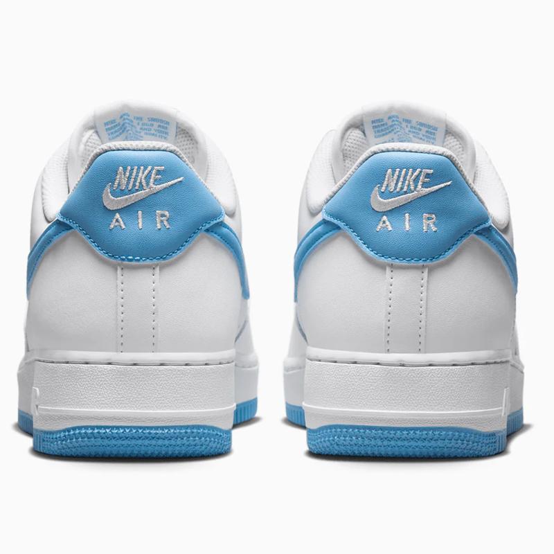 Nike Air Force 1 Low '07 White Aquarius Blue FQ4296-100 Mens Fashion Sneakers New