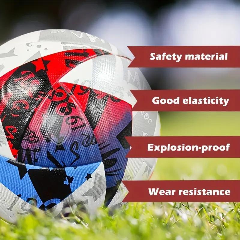 Professional Size 5 Football, Football Training Ball, Durable and Long-lasting Football for Outdoor Training & Entertainment