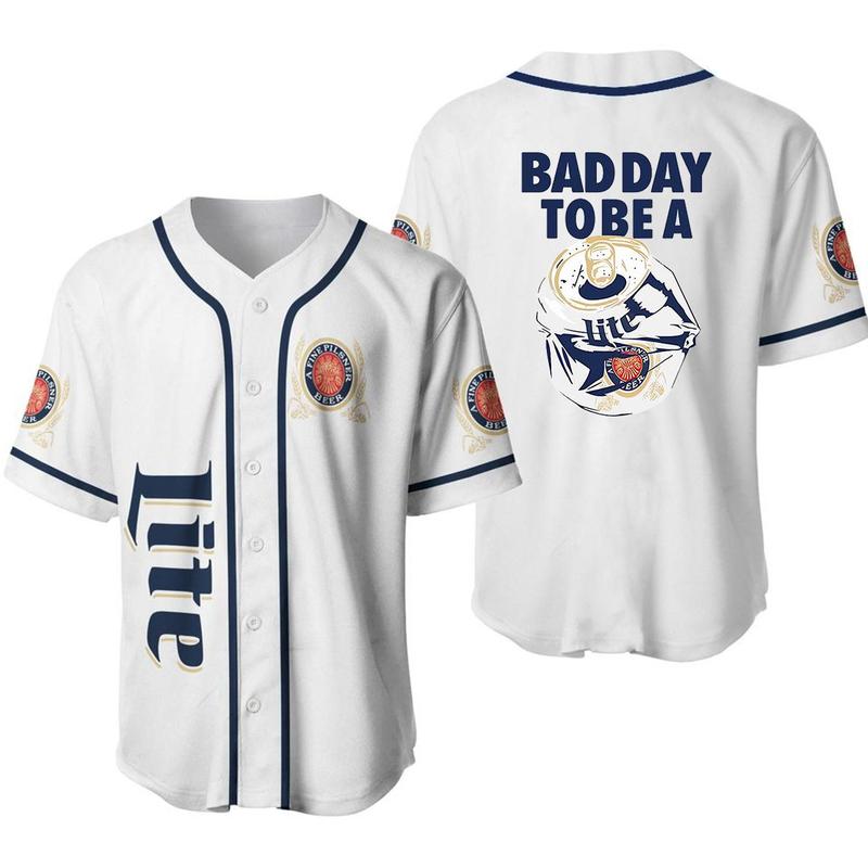 Bad Day To Be A Busch Light Multiple Drinks Unisex Baseball Jersey