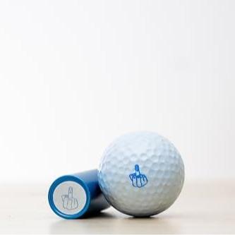 Golf Ball Stamp | Waterproof Aluminum Golf Ball Stamper with Refillable Permanent Ink | Custom Golf Ball Stamp Marker | Golf Ball Stamps Gifts for Golfers | Golf Balls Stamp