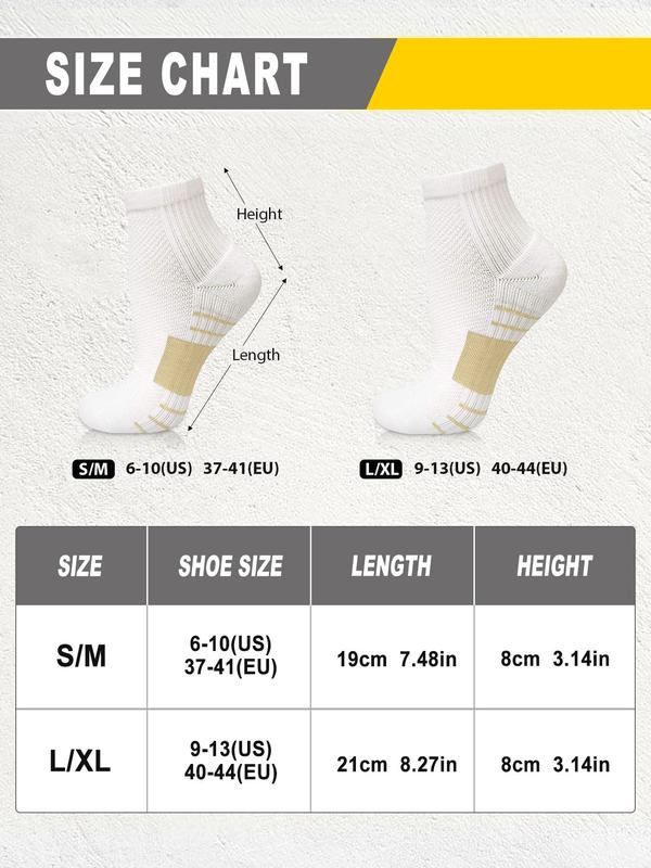 Striped Print Athletic Socks, Comfy Breathable Compression Socks for Women & Men, Sporty Crew Socks for Running Workout