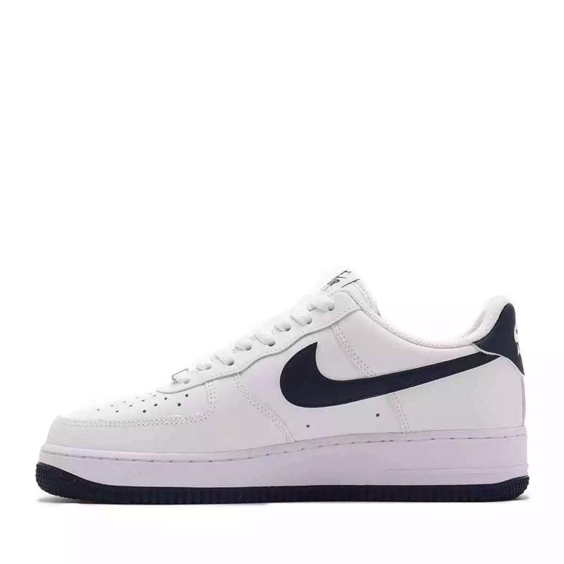 Men's Nike Force 1 '07 White Midnight Navy-White (FJ4146 104)