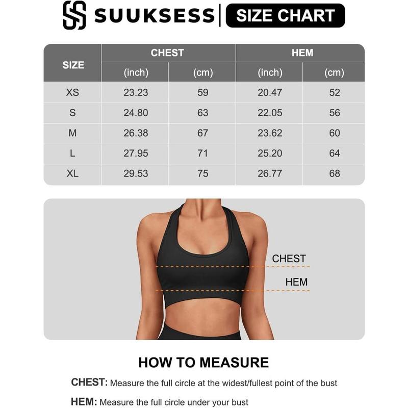 Women Seamless Halter Sports Bra Open Back Padded Workout Crop Tank Tops