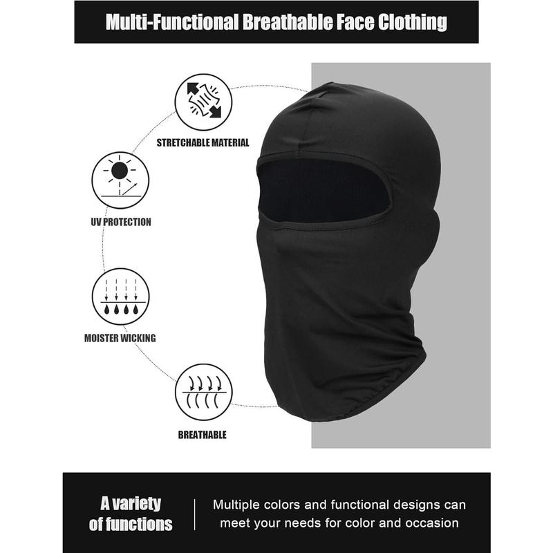 9 Count Ski Mask for Men Full Face Cover UV Sun Protection Face Mask Balaclava Mask for Outdoor Motorcycle Cycling