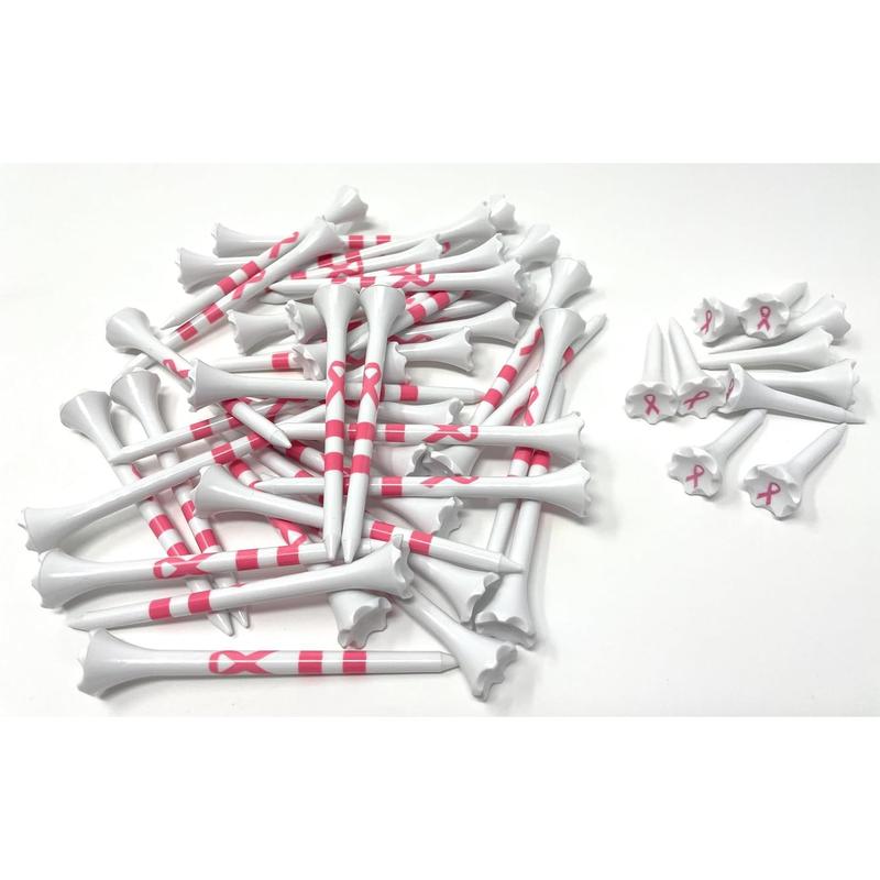 Golf Tees Plastic Combo Length Pack of 50 Includes (40 Count) 3 ¼” Plastic Golf Tees + (10 Count) 1½ Plastic Short Tees for Irons, Hybrids, Par Threes