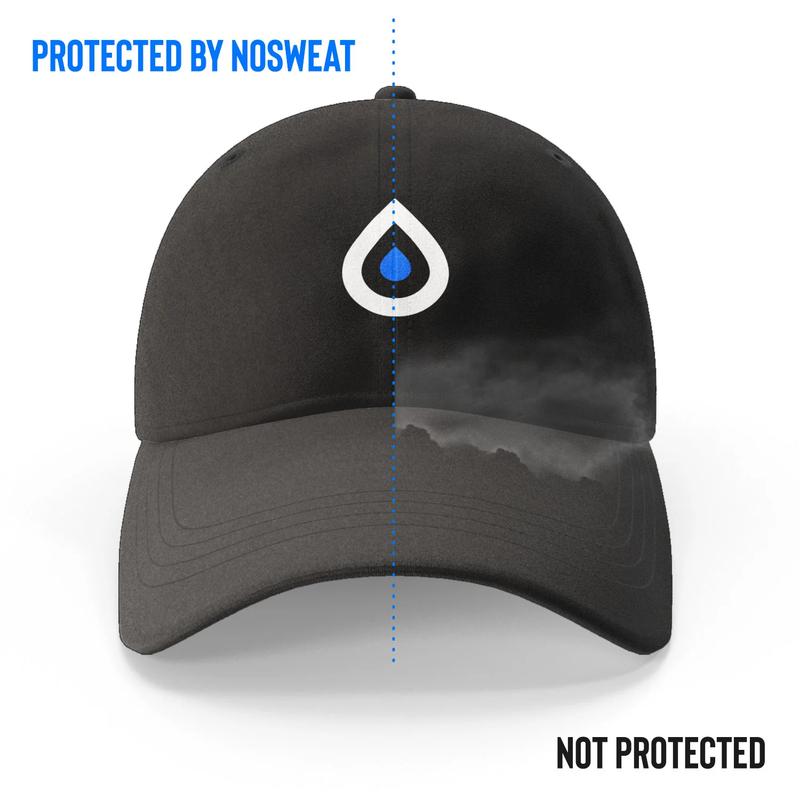 NoSweat Hat Sweat Liners - Patented SweatLock Sweatband Technology - 6 Pack