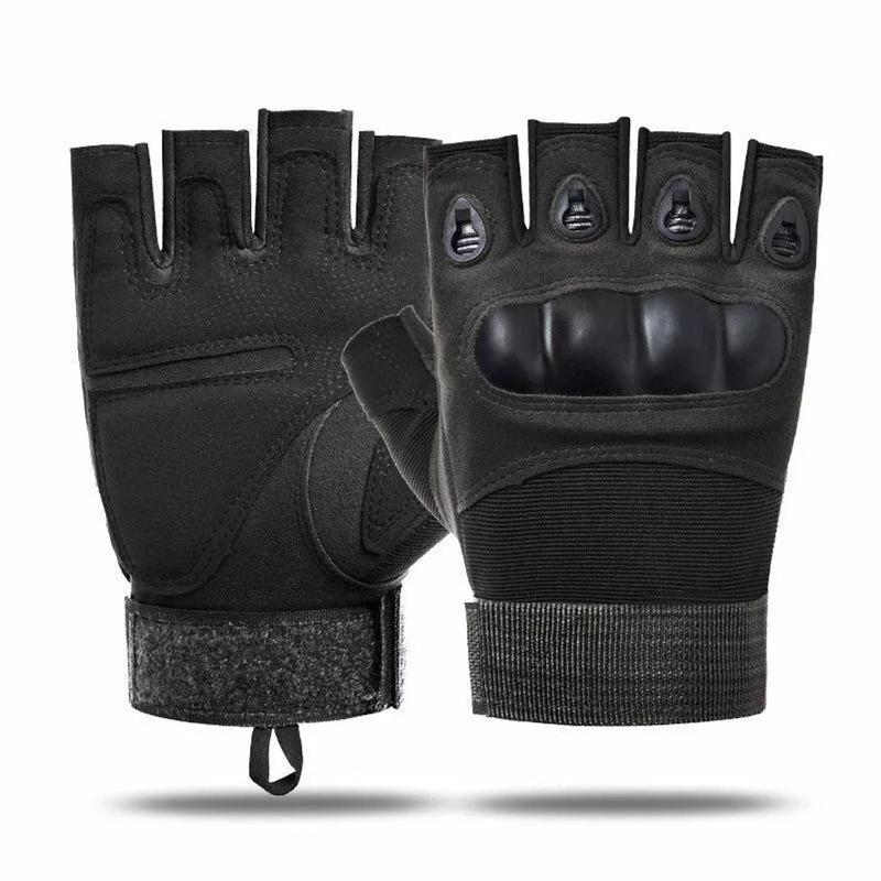 Half Finger Sports Gloves, 1 Pair Outdoor Tactical Gloves, Breathable Non-slip Gloves for Outdoor Sports, Fitness Gloves for Men & Women