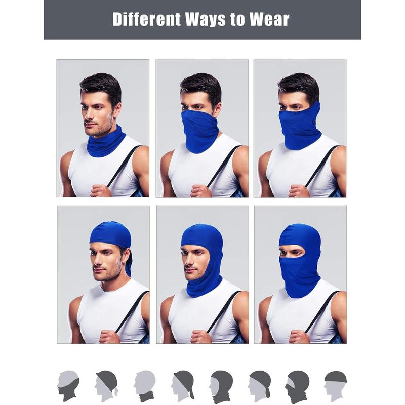 9 Count Ski Mask for Men Full Face Cover UV Sun Protection Face Mask Balaclava Mask for Outdoor Motorcycle Cycling