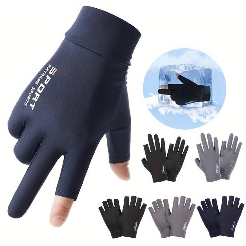 Christmas Fishing Gloves (1 Pair), Outdoor Sports Gloves, Non-slip Gloves for Cycling, Running, Climbing, Hiking, Cycling, Mountain Climbing, Skiing, Snowboarding, Biking, Motorcycling, Motorcycle Accessories