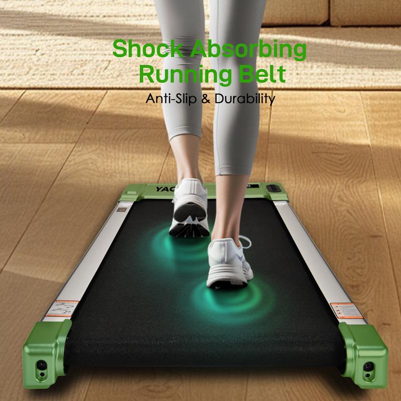 Walking Pad green,with Remote Control, LED Display,Under Desk Treadmill,Portable Walking Machine for Small Spaces,  Home Office