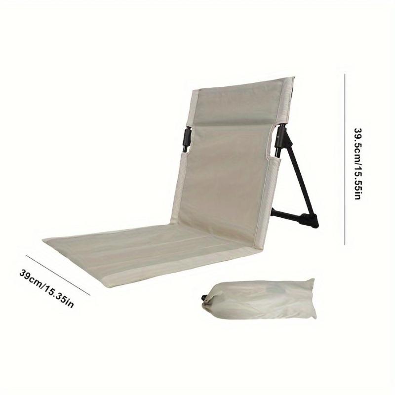 Portable Folding Chair, 1 Count Lightweight Folding Chair with Storage Bag, Outdoor Camping Chair, Fishing Chair, Camping Furniture for Outdoor