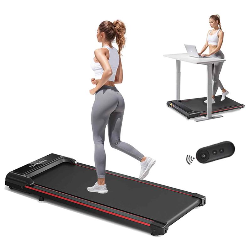 Under Desk Treadmill, Walking Pad 2 in 1 for Home Office, Portable Walking Pad Treadmill with Remote Control, LED Display