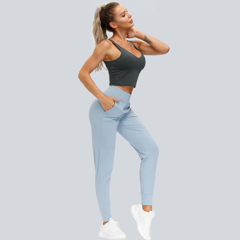 THE GYM PEOPLE Joggers for Women Lightweight Athletic Leggings Tapered Lounge Pants