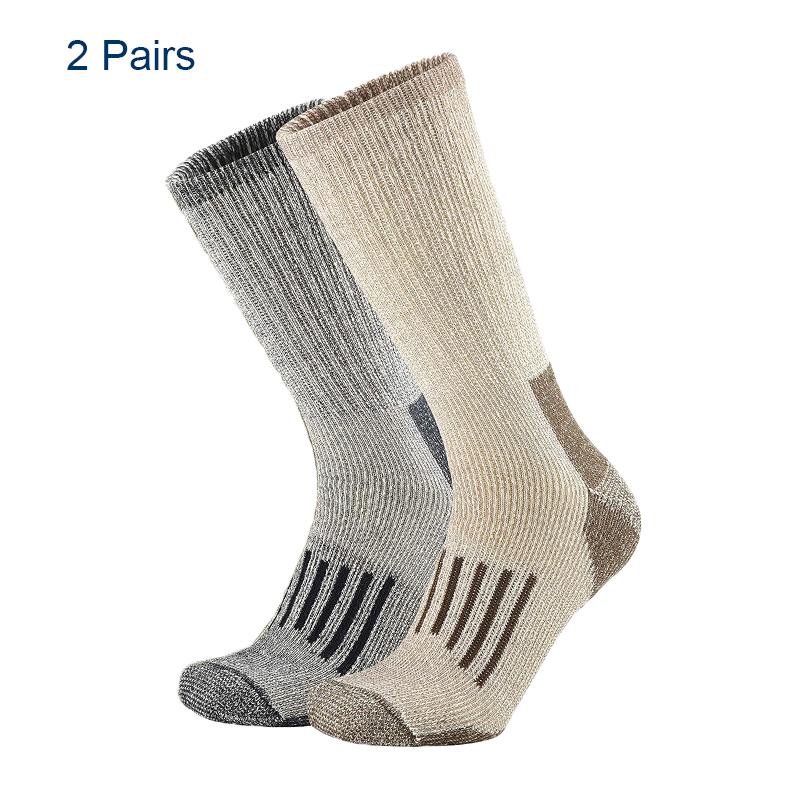 80% Merino Wool Socks For Men Women Thicken Warm Hiking Cushion Crew Socks Merino Wool Sports Socks Moisture Wicking Euro Size