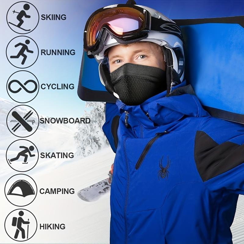 Winter Windproof Neck Warmer, Breathable Face Cover Mask For Skiing, Cycling, Hiking, Climbing, Running