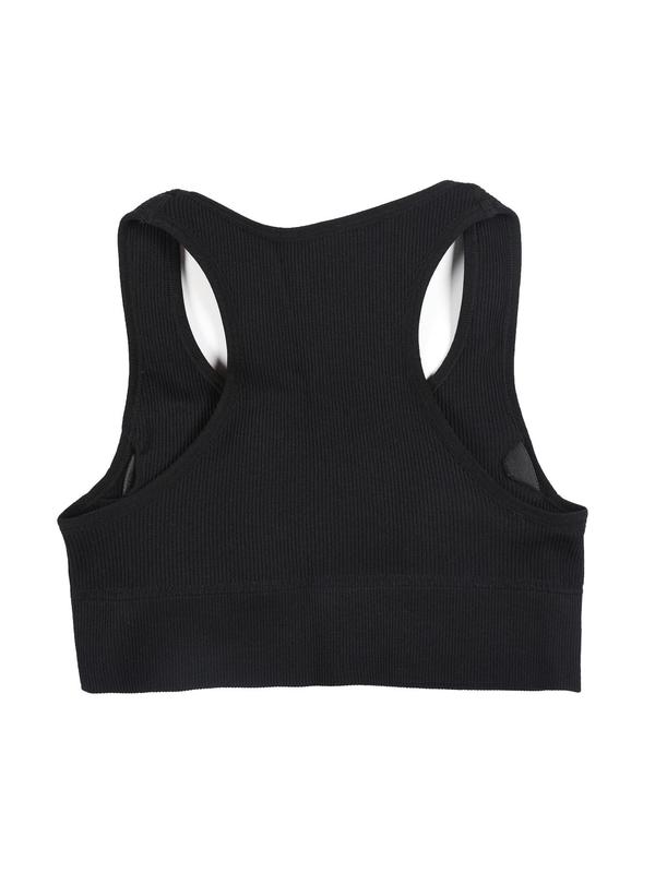 Plus Size Solid Sports Bra, Breathable Comfortable High Stretch  Sports Top for Yoga Gym Workout, Women's Sport & Outdoor Clothing for Summer