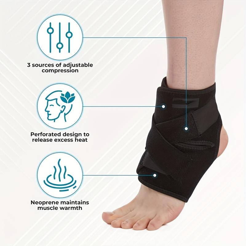 2pcs adjustable ankle support compression package, suitable for sports, running, basketball, volleyball - foot tendon support, used for anti sprain recovery - ankle support for women and men