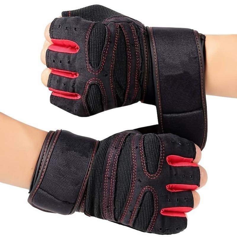 Fitness Gloves, 1 Pair Non-slip Breathable Sports Gloves, Weightlifting Gloves, Cycling Gloves for Men & Women, Gym Accessories