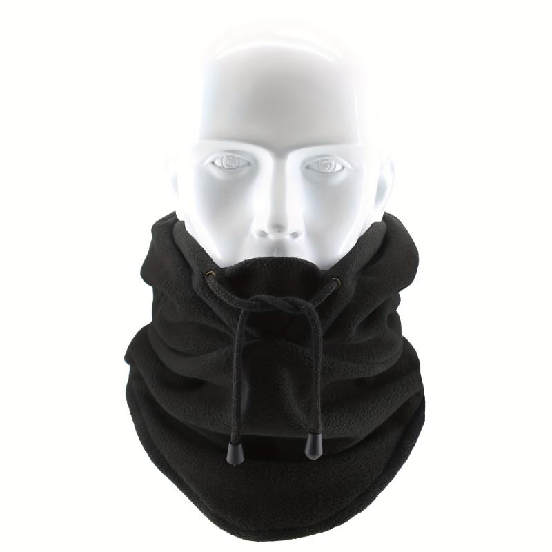 Windproof Winter Hood, Ear Protection Neck Cover Warm Plush Ski Mask, Outdoor One-piece Sports Cap Scarf