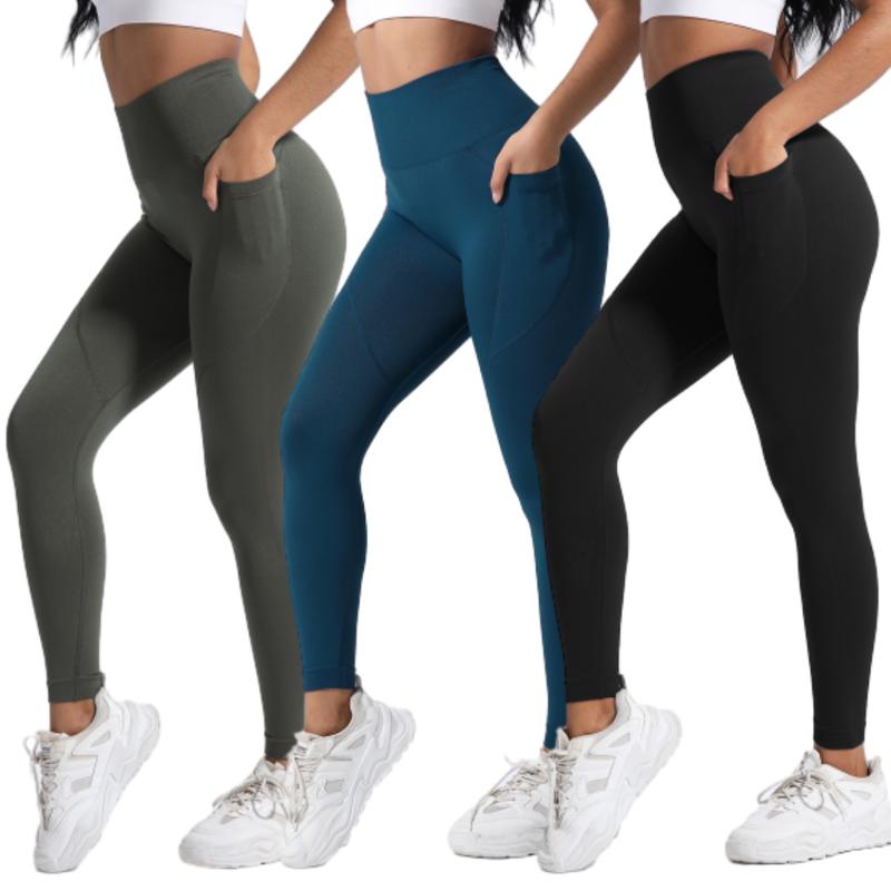 Women's High Waisted Yoga Pants with Pockets Soft Tummy Control Leggings for Workout activewear pant