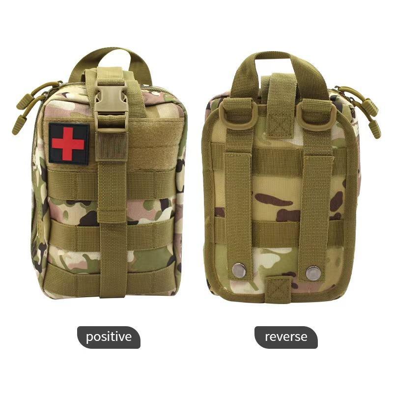 Tactical Molle Medical Pouch, IFAK First Aid Kit, Survival Emergency Waist Pack, Outdoor Hunting Accessories Bag, Sports Storage Bags