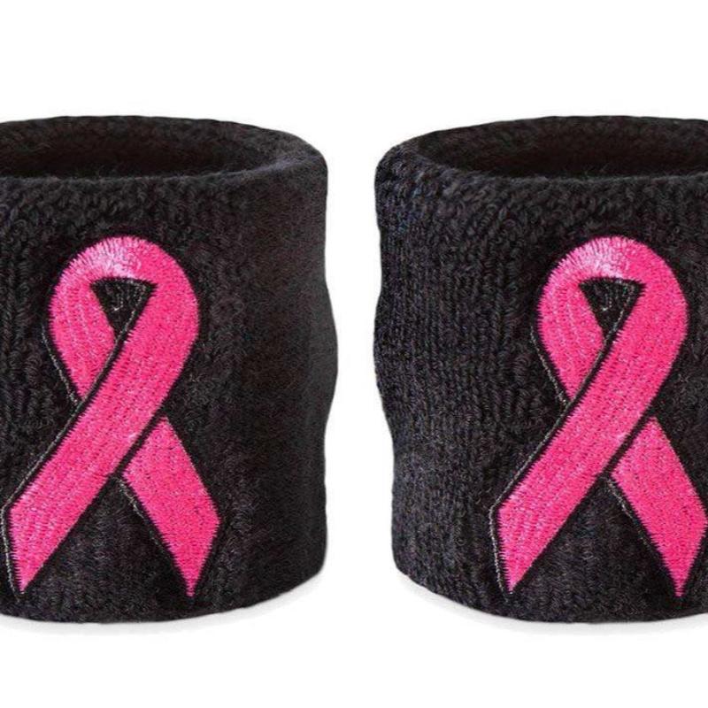 Breast Cancer Awareness Sweat Wristband wristsupport pink xx