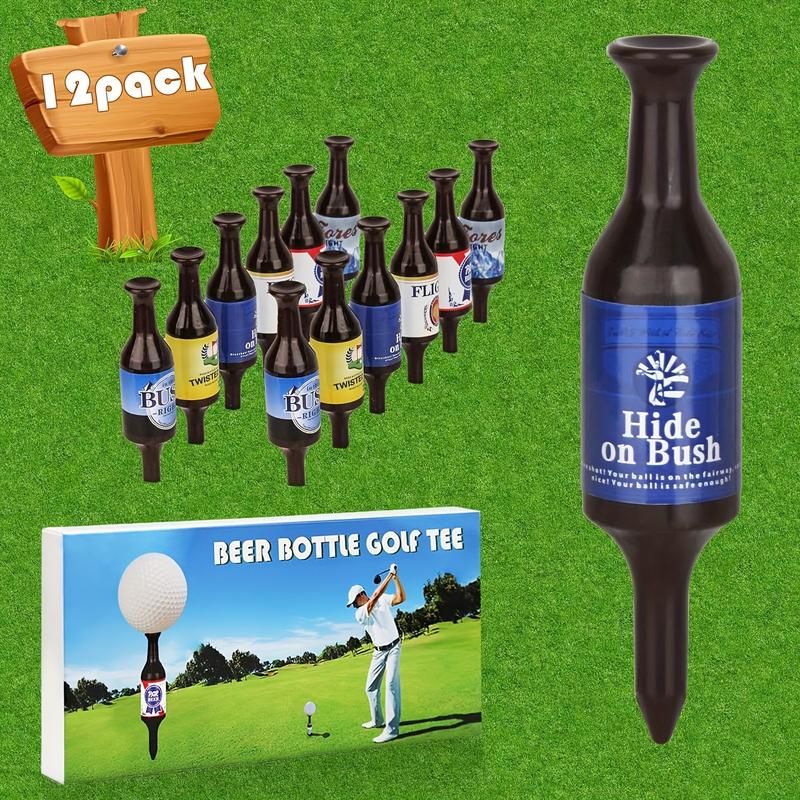 12-Pack, Fun Golf Nails, Beer Bottle Golf Nails, Plastic Golf Accessories for Men, Golf Gifts for Men