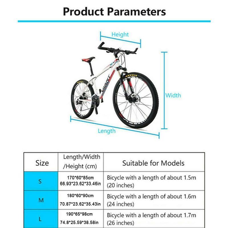 Waterproof Dustproof Bike Cover, 1 Count Mountain Bike Rain Cover, Bike Dust Cover for Outdoor Use