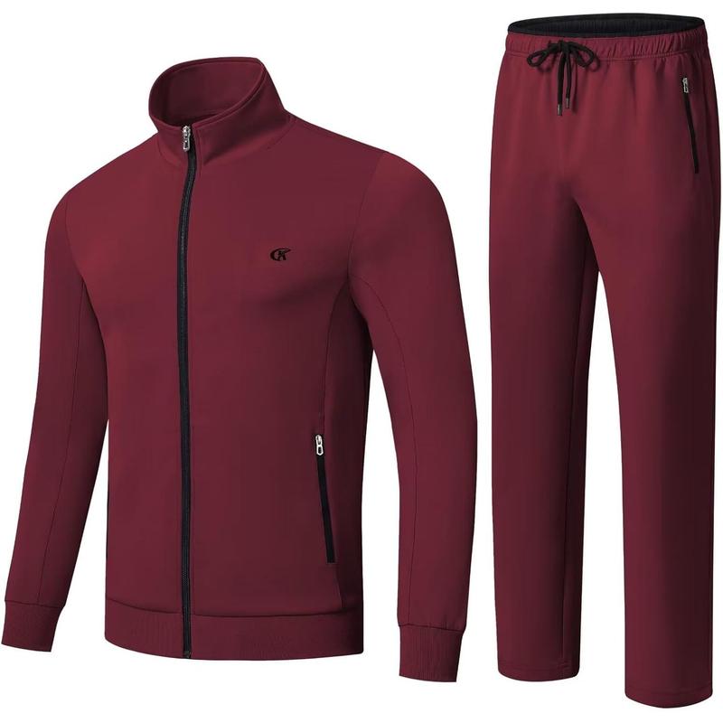 Men's Tracksuits 2 Piece Outfits Full Zip Sports Sweatsuit Jogging Suits