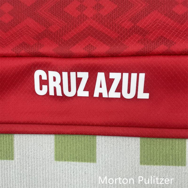 24 25 Mexico League cruz Azul Second Away Jersey Fan Edition Red