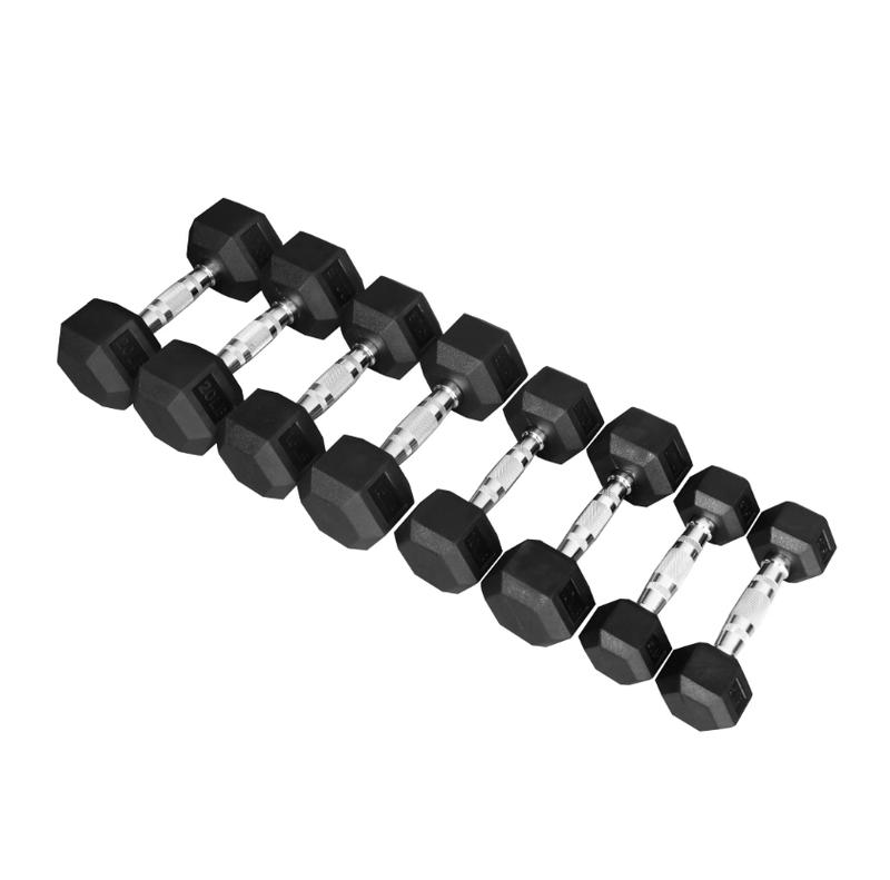 BalanceFrom Dumbbell Set, Pairs of 5 lb, 10 lb, 15 lb, and 20 lb