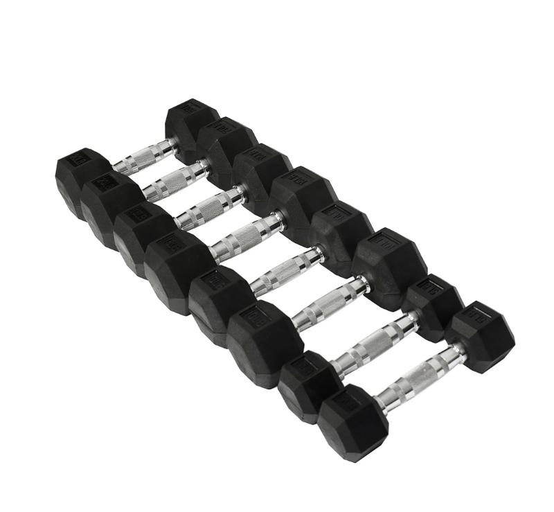 BalanceFrom Dumbbell Set, Pairs of 5 lb, 10 lb, 15 lb, and 20 lb