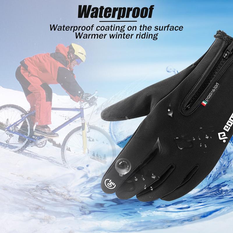 Winter Gloves Touch Screen Water Resistant Windproof Thermal for Running Cycling Driving Hiking for Men Women