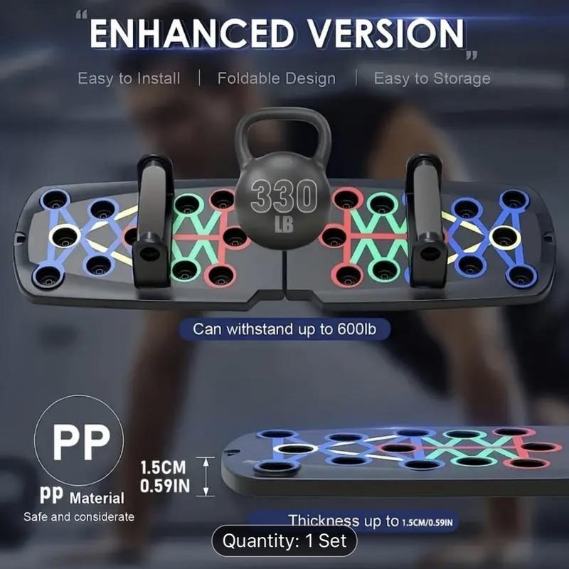 Solid Push-up Board Home Exercise Equipment Multi-Functional Push-up Stand System Fitness Floor Chest Muscle Exercise Professional Equipment Fat Burning Strength Training Arm Weight for Men and Women, Best Choice for Daily Gifts