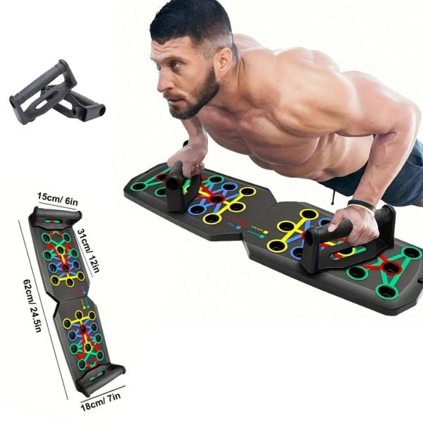 Ultimate Foldable Push-Up Board – Portable Home Gym for Full-Body Workouts | Durable Strength Training Gear for All Levels