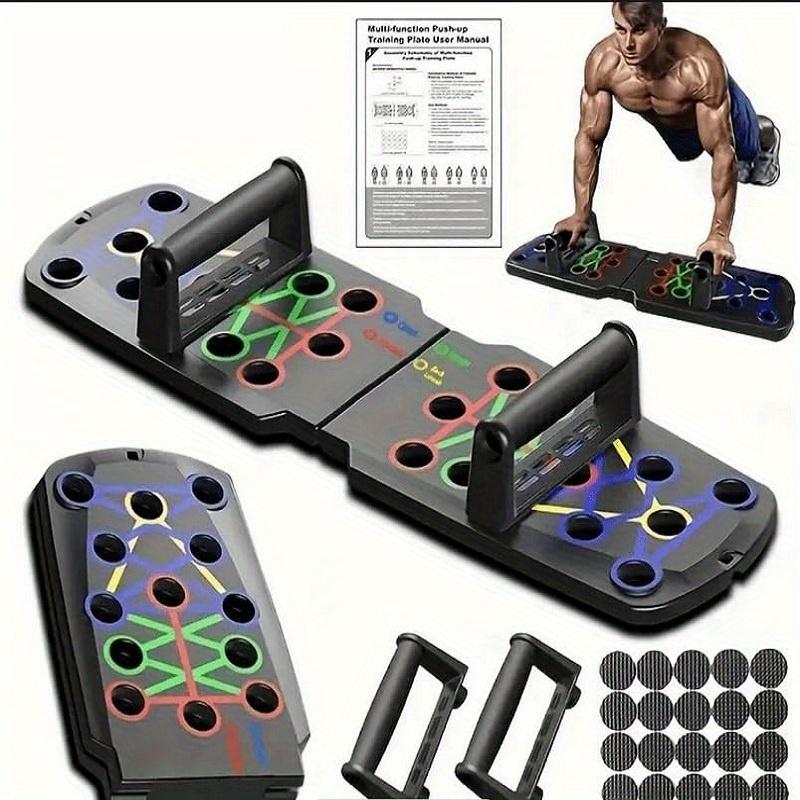 Solid Push-up Board Home Exercise Equipment Multi-Functional Push-up Stand System Fitness Floor Chest Muscle Exercise Professional Equipment Fat Burning Strength Training Arm Weight for Men and Women, Best Choice for Daily Gifts