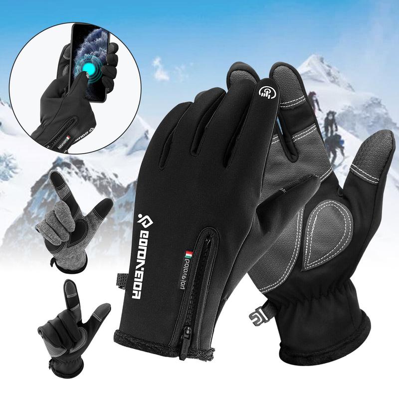 Winter Gloves Touch Screen Water Resistant Windproof Thermal for Running Cycling Driving Hiking for Men Women