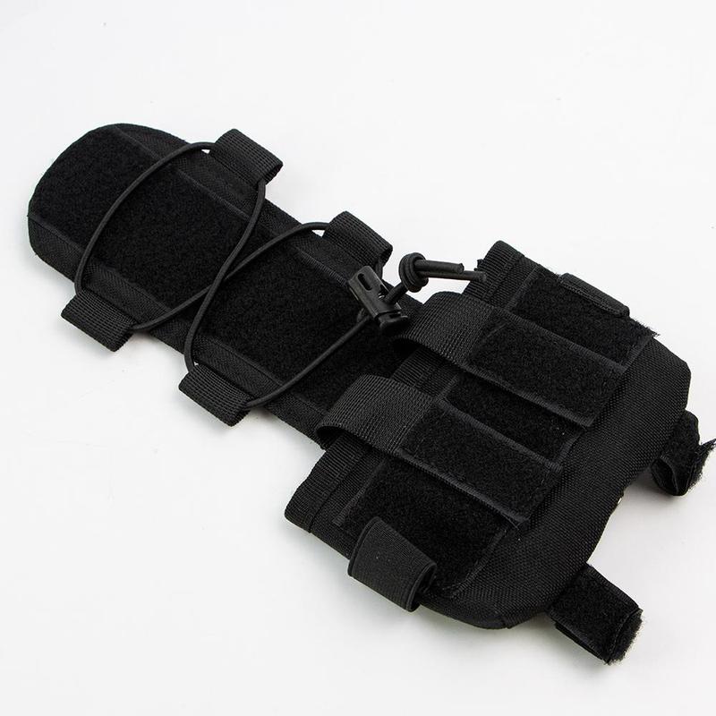 Tactical Helmet MK1 Counterweight Pouch, Helmet NVG Battery Pack with Hook and Loop, Balance Weight Bag, Helmets Accessories