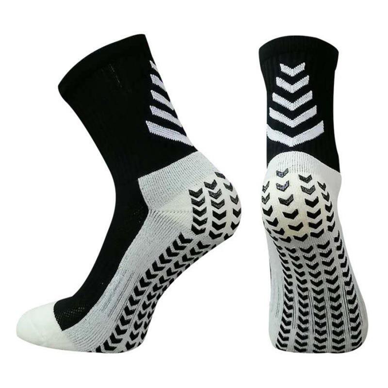 Anti-Slip Football Socks Men Athletic Soccer Socks Cushioned Breathable For Running Yoga Basketball Cycling Sports Grip Socks