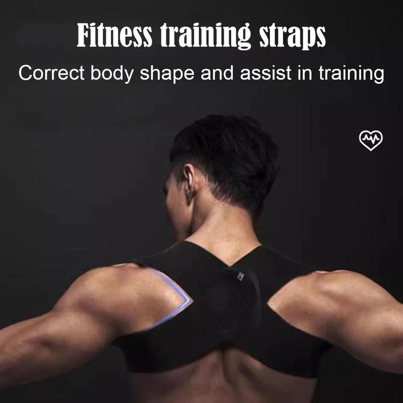 Fitness weight-bearing shoulder straps, open shoulder bench press, shoulder training belt, bench press, chest straight back correction belt