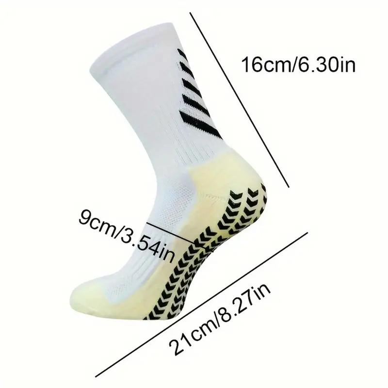 Anti-Slip Football Socks Men Athletic Soccer Socks Cushioned Breathable For Running Yoga Basketball Cycling Sports Grip Socks