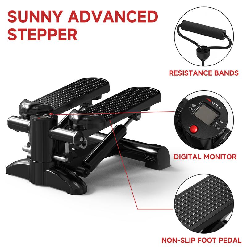 Stepper for home use,treadmill for slimming legs, jogging, twisting waist, fitness equipment for women black step machines fitness machines stepper  exercise