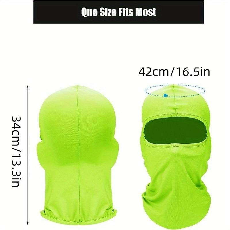 Full Face Mask, 9 Counts set Breathable Face Cover, Outdoor Sports Sun Protection Face Mask, Face Cover for Outdoor Cycling, Running, Hiking