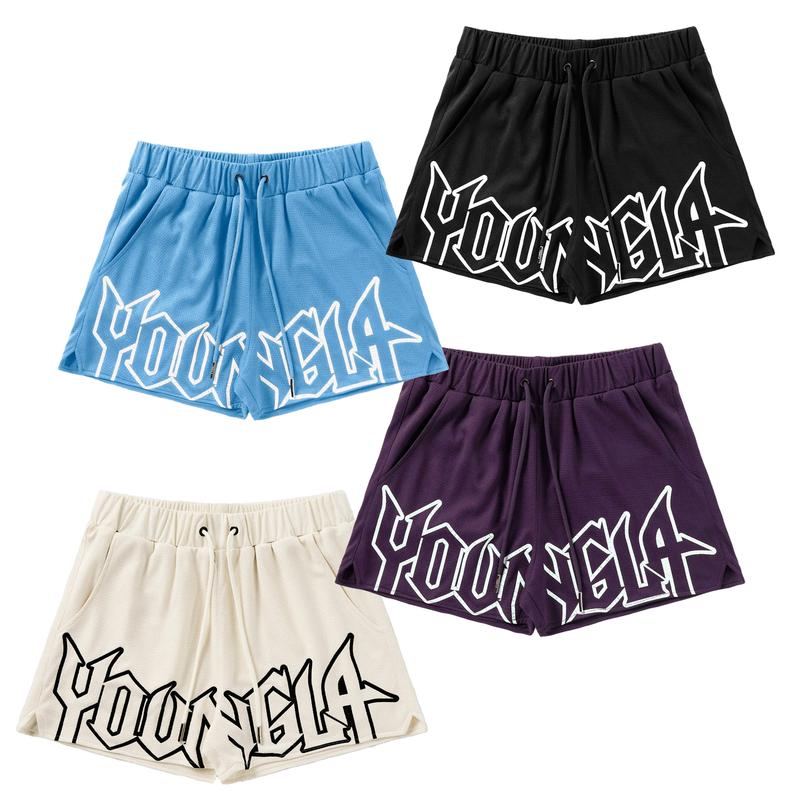 Youngla Short Sports Fitness Shorts Quick Drying Breathable Basketball Training Shorts