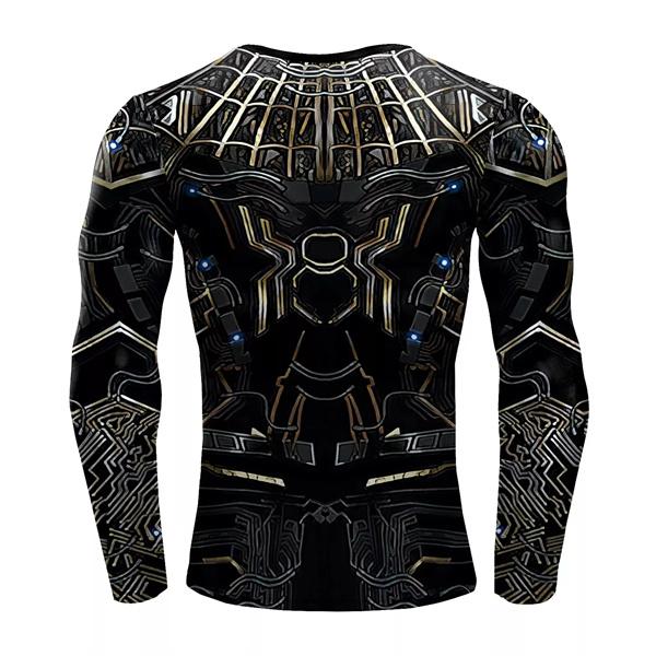 3D Superhero Spider Compression Long  Short Sleeve T- Shirt for Sport Exercise  Cosplay Fitness Gym Tops